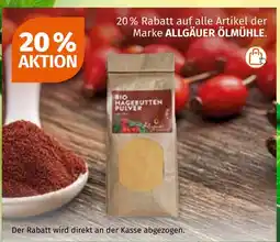 Müller Allgäuer ölmühle 20 % rabatt Angebot