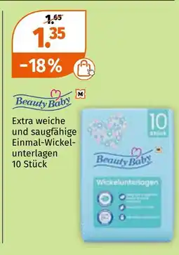 Müller Beauty baby extra weiche und saugfähige einmal-wickelunterlagen Angebot