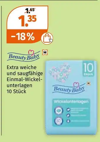 Müller Beauty baby extra weiche und saugfähige einmal-wickelunterlagen Angebot