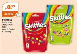 Müller Skittles fruits oder crazy sours Angebot