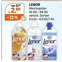 Müller Lenor weichspüler Angebot