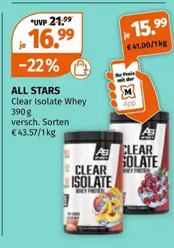 Müller All stars clear isolate whey Angebot