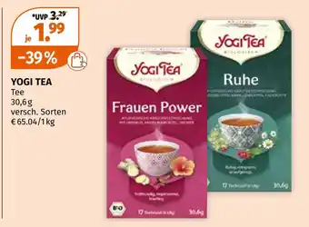 Müller Yogi tea Angebot