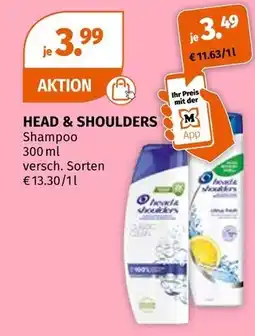 Müller Head & shoulders shampoo Angebot