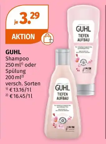 Müller Guhl shampoo oder spülung Angebot