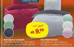 ROLLER Cashmere-touch bettwäsche cordoptik oder wendebettwäsche Angebot