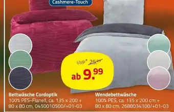 ROLLER Cashmere-touch bettwäsche cordoptik oder wendebettwäsche Angebot