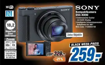 Expert Sony Kompaktkamera DSC-HX90 Angebot