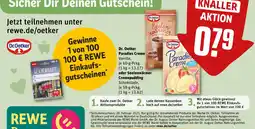 REWE Dr. oetker paradies creme oder seelenwärmer cremepudding Angebot