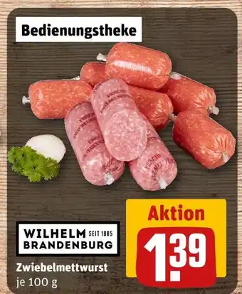 REWE Wilhelm brandenburg zwiebelmettwurst Angebot