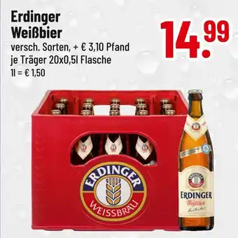 trinkgut Erdinger weißbier Angebot