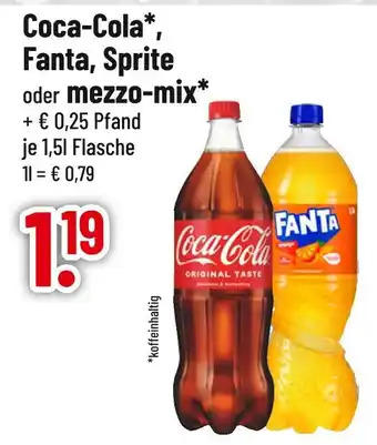 trinkgut Coca-cola coca-cola, fanta, sprite oder mezzo-mix Angebot