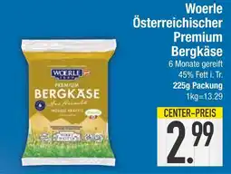 Edeka Woerle österreichischer premium bergkäse Angebot