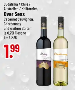 trinkgut Over seas shiraz oder chardonnay Angebot