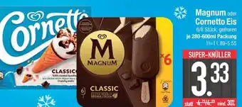 Edeka Magnum oder cornetto eis Angebot