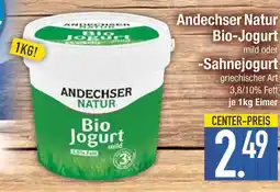 Edeka Andechser natur bio-jogurt Angebot