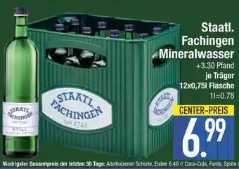 Edeka Staatl. fachingen mineralwasser Angebot