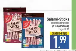 Edeka Gut & günstig salami-sticks classic oder pikant Angebot