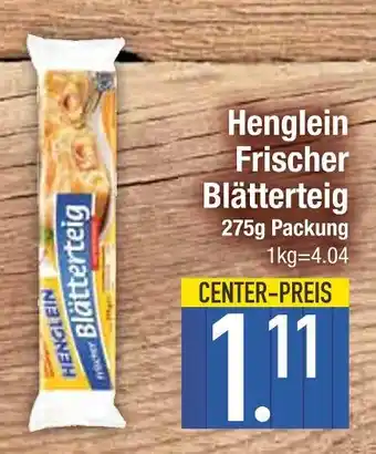 Edeka Henglein frischer blätterteig Angebot