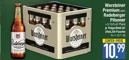 Edeka Warsteiner premium oder radeberger pilsener Angebot