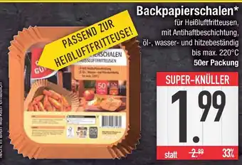 Edeka Backpapierschalen Angebot