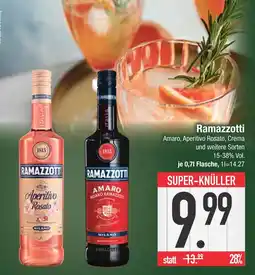 Edeka Ramazzotti amaro, aperitivo rosato, crema und weitere sorten Angebot