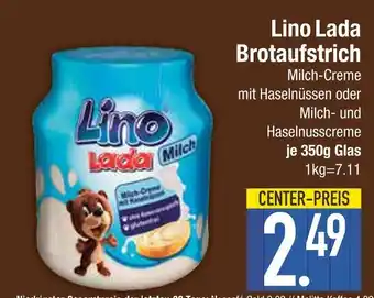 Edeka Lino milch-creme mit haselnüssen oder milch- und haselnusscreme Angebot