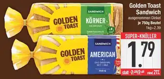 Edeka Golden toast sandwich Angebot