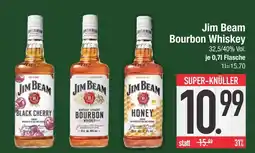 Edeka Jim beam bourbon whiskey oder black cherry oder honey Angebot