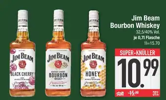 Edeka Jim beam bourbon whiskey oder black cherry oder honey Angebot