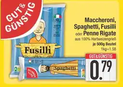 Edeka Gut&günstig maccheroni, spaghetti, fusilli oder penne rigate Angebot