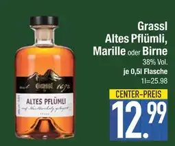 Edeka Grassl altes pflümli oder marille oder birne Angebot