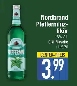 Edeka Nordbrand pfefferminzlikör Angebot