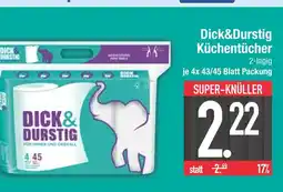 Edeka Dick&durstig küchentücher Angebot