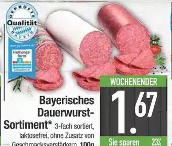 Edeka Bayerisches dauerwurst-sortiment Angebot