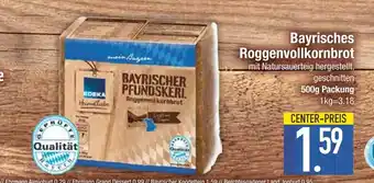 Edeka Edeka bayrisches roggenvollkornbrot Angebot