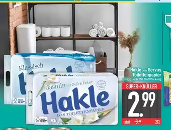 Edeka Hakle hakle oder servus toilettenpapier Angebot