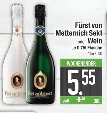 Edeka Fürst von metternich sekt oder wein Angebot