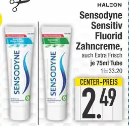 Edeka Sensodyne sensitiv fluorid zahncreme, auch extra frisch Angebot