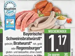 Edeka Bayerische schweinsbratwürstl Angebot