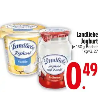 Edeka Landliebe vanille oder erdbeer Angebot