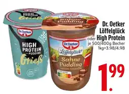 Edeka Dr. oetker löffelglück oder high protein Angebot