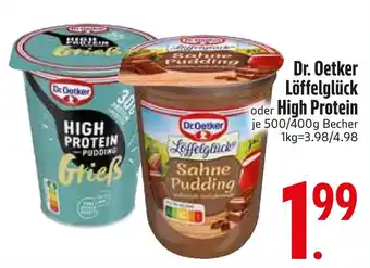 Edeka Dr. oetker löffelglück oder high protein Angebot