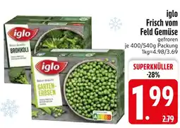 Edeka Iglo frisch vom feld gemüse Angebot