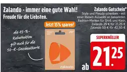 Edeka Zalando zalando gutschein Angebot