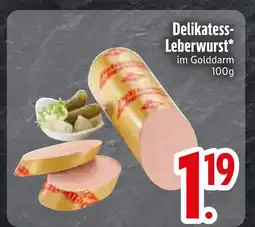 Edeka Delikatess-leberwurst Angebot