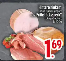 Edeka Hinterschinken oder frühstücksspeck Angebot