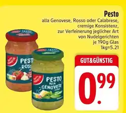 Edeka Gut&günstig pesto alla genovese oder rosso oder calabrese Angebot