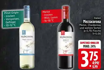 Edeka Mezzacorona pinot grigio oder merlot Angebot