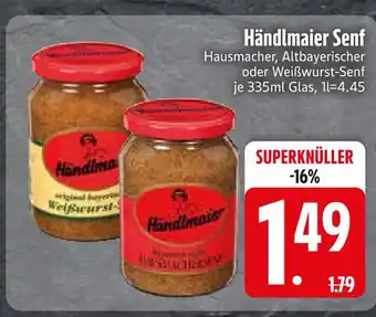 Edeka Händlmaier hausmacher oder weißwurst-senf Angebot